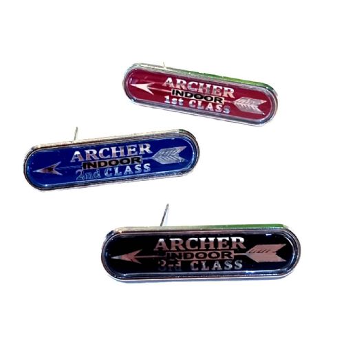 Archer Indoor Class premium bar badge